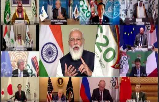 बड़ी अर्थव्यवस्थाओं के प्रयासों से महामारी से उबर सकेंगे : जी20 में पीएम